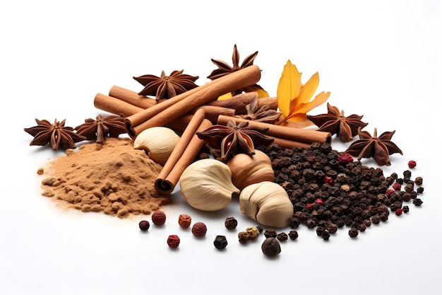 autumn spices such as cinnamon nutmeg and cloves adding warmth and flavor to seasonal dishes