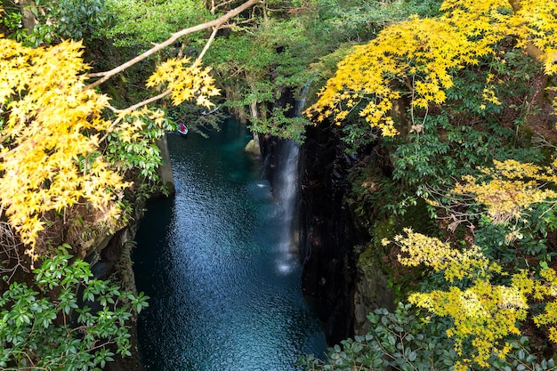 Autumn Takachiho gorge