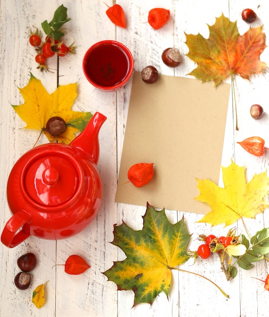 Autumn tea time