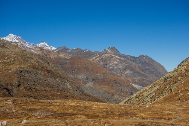 Photo autumn time in the swiss alps