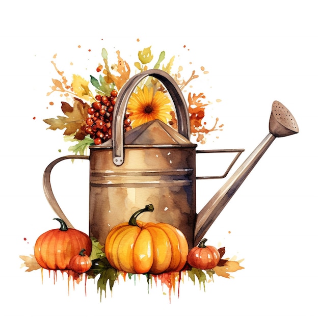 Autumn Watering Can