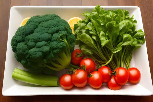 Photo autumnal arrangement of fresh vegetables