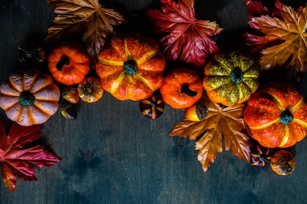 Autumnal flat lay