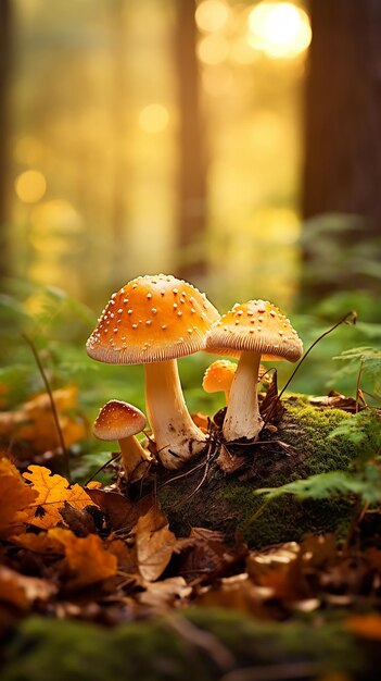 Autumnal Forest Fungi