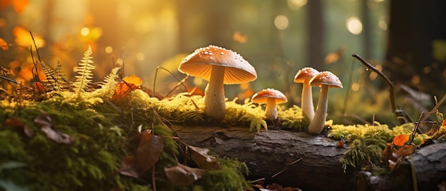 Autumnal Forest Fungi