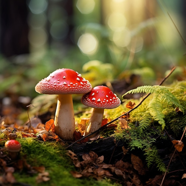 Autumnal Forest Fungi