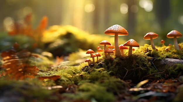 Autumnal Forest Fungi