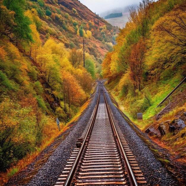 Autumnal Journey Through Scottish Highlands