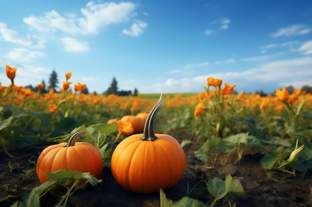 Autumnal Splendor Pumpkin Patch Abundance