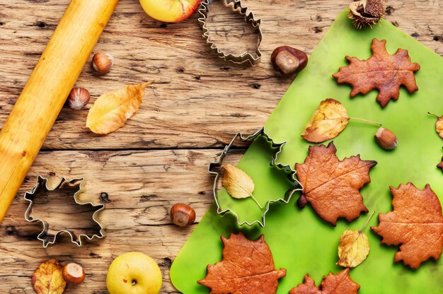 Autumnal symbolic cookies