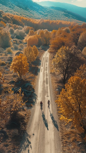 autumni 14OE people riding bicyclesi 14OEblue Skyi 14OEflatlandi 14OE mountains movie atmosphere close upi 14OEbright light drone photography ar 916 Job ID 26c212a209a44d91b059ec9adb00826b