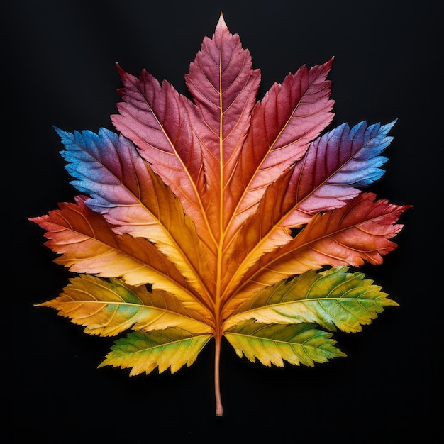 Autumninspired Maple Leaf A Colorful Symbol Of The Season