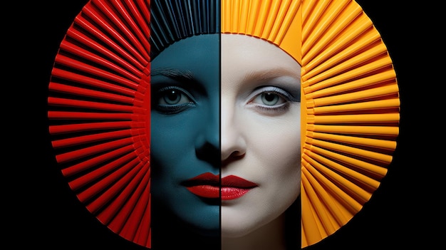 Photo avantgarde beauty emotions unveiled