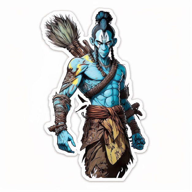 Photo avatar full body sticker