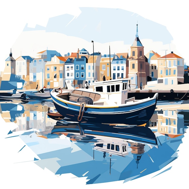 Aveiro's Canal Charm Glistening Waters Vibrant Moliceiros and Architectural Wonders