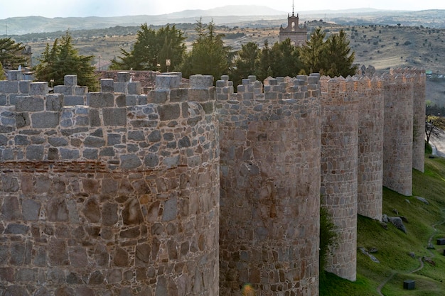 Avila stad Spanje oude muren