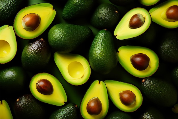 Foto sfondamento dell'avocado