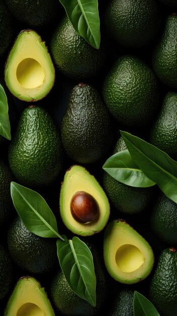 Avocado background