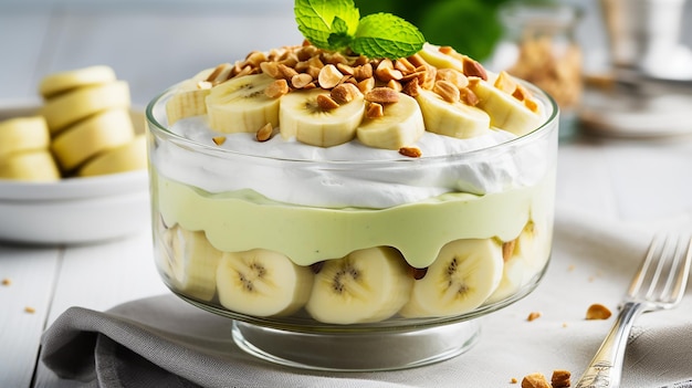 Avocado and Banana Pudding