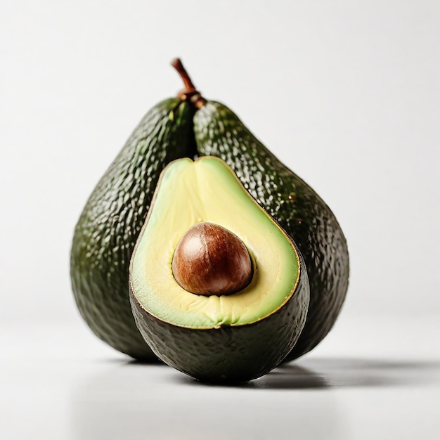 Avocado Elegance White Background