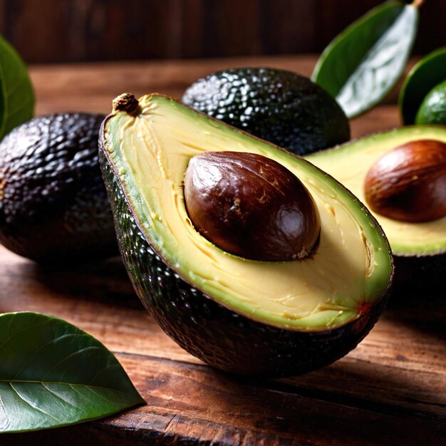 Avocado fresh raw organic fruit