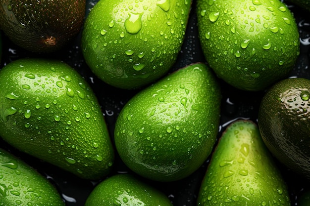 Foto sfondo di frutta di avocado