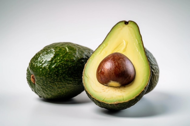 Avocado fruit isolaat AI gegenereerd