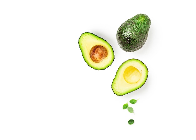 Avocado fruits creative layout xA