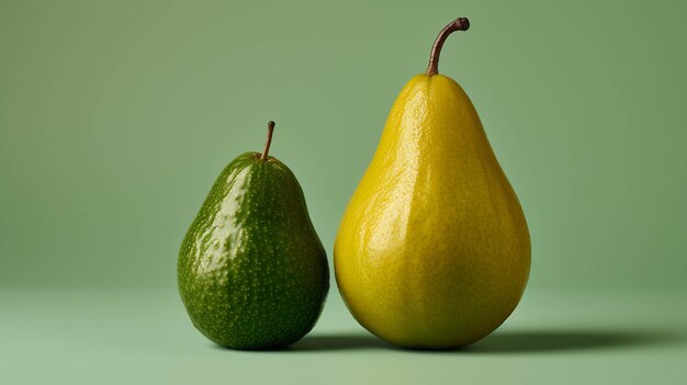 Avocado geïsoleerd high definition fotografisch creatief beeld