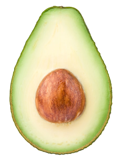 Avocado geïsoleerd op wit