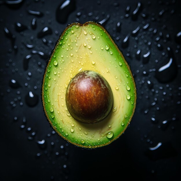 Photo an avocado generated by ai