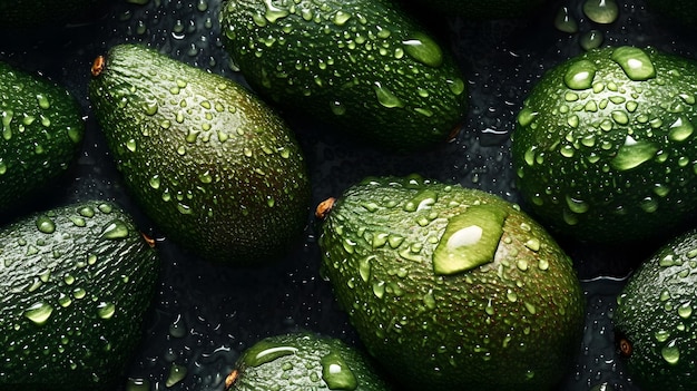 Avocado is een vrucht die gezond is en veel water bevat.