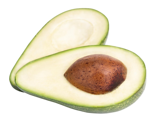 Avocado isolated on white background  With clipping path