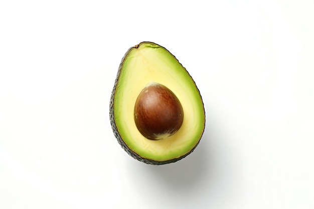 Avocado isolated on white background