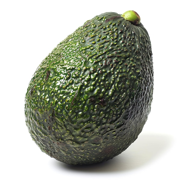 Foto avocado isolato su uno sfondo bianco