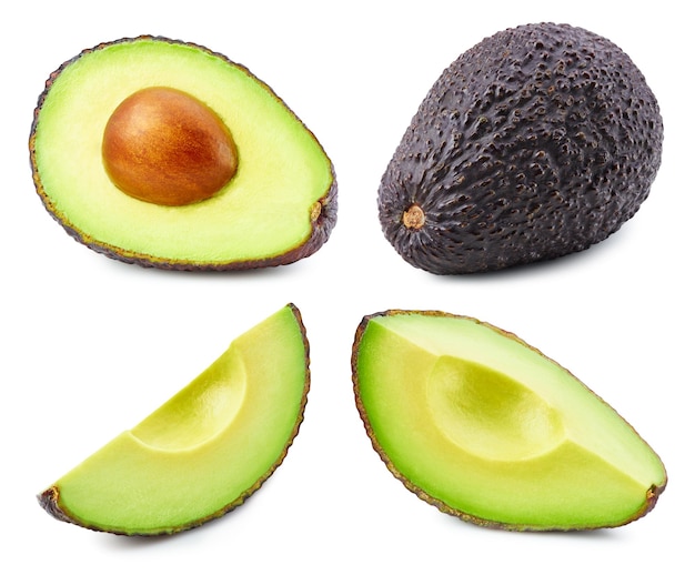 Avocado macro studio photo