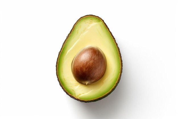 avocado photo with white background