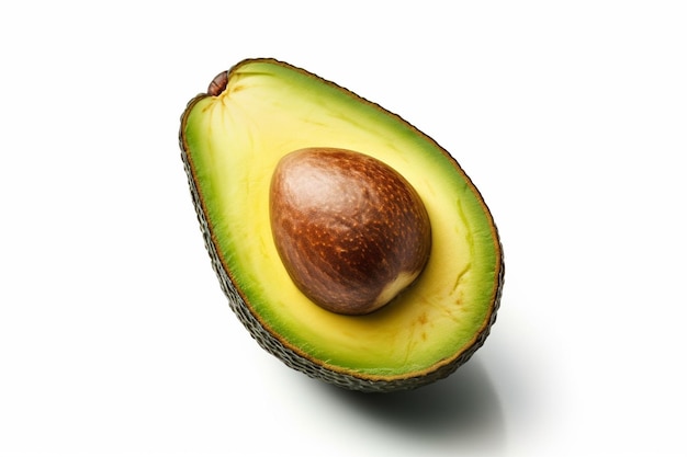 avocado photo with white background
