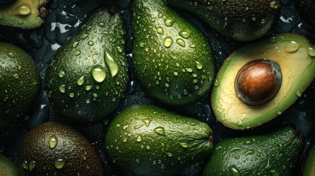 Avocado's zijn een gezonde bron van vitamine C.