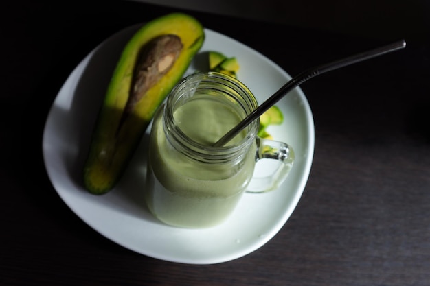 Avocado Smoothie, Made with Fresh Avocados