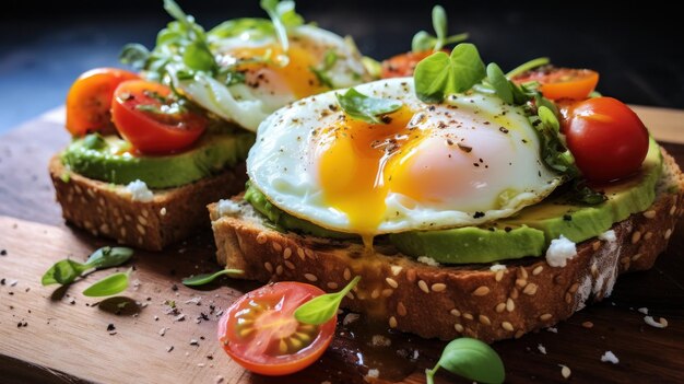 Avocado Toast Fresh Simple Healthy Instagrammable Breakfast Delight