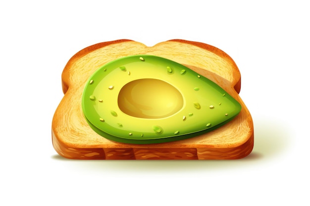 Photo avocado toast icon on white background ar 32 v 52 job id 1323b5cccc444c4889c20b5c9ff4c04c