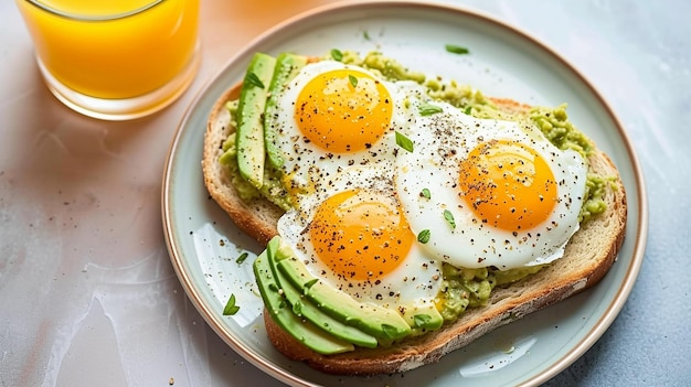 avocado toast met ei