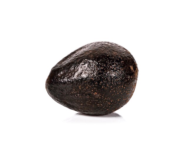 Avocado on a white background