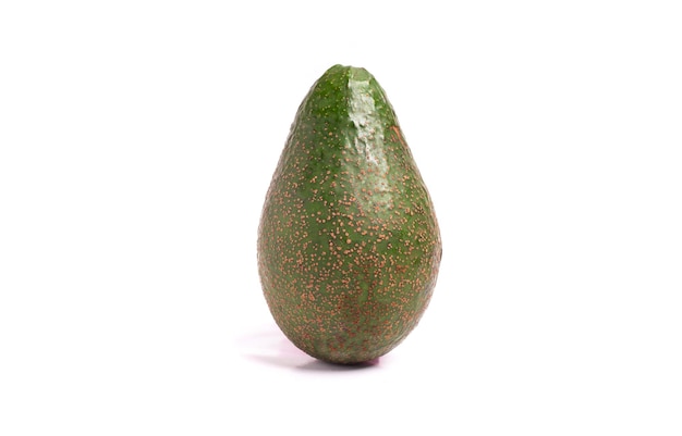 Photo avocado on a white backgroundisolated