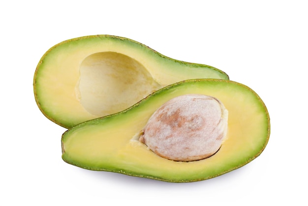 Avocados isolate on white background