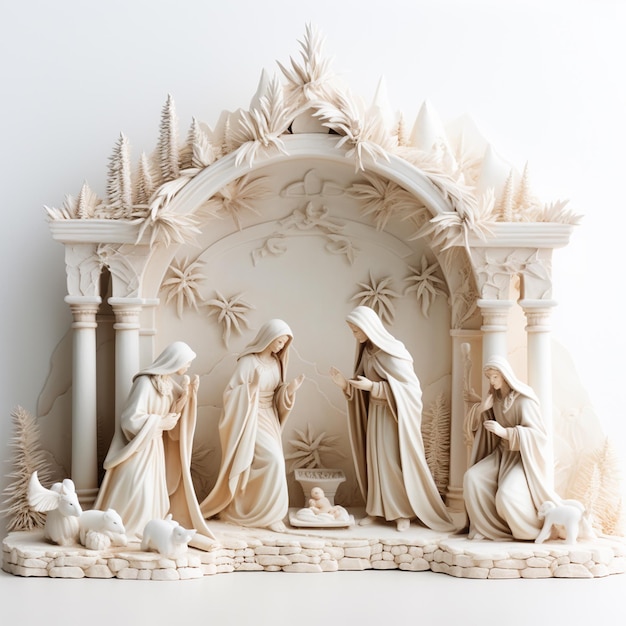 avon nativity set