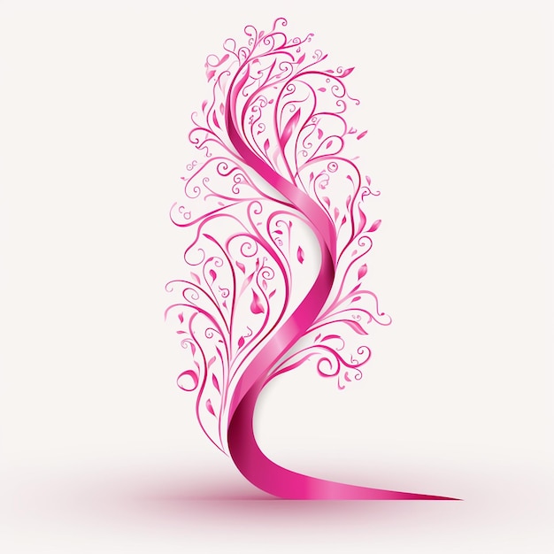 Foto avon roze lint pin roze borstkanker boom kleur voor borstkankers bewustwording