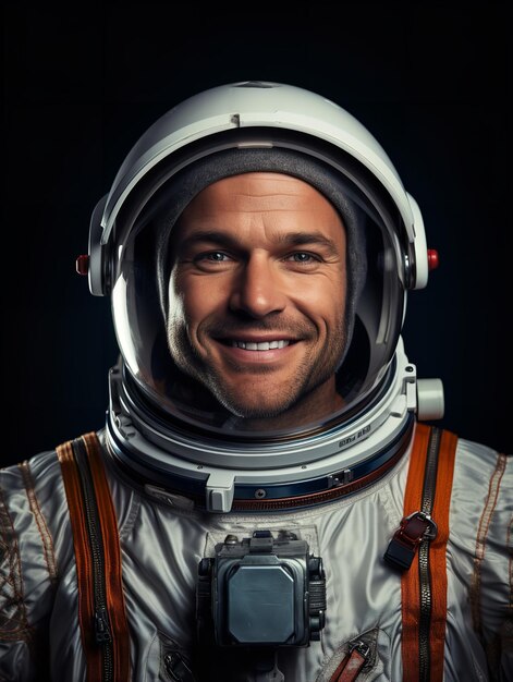 Foto avontuurlijke mannelijke astronaut ai gegenereerd