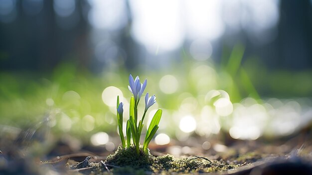 Awakening of Spring Flourishing Blooms and Rebirth